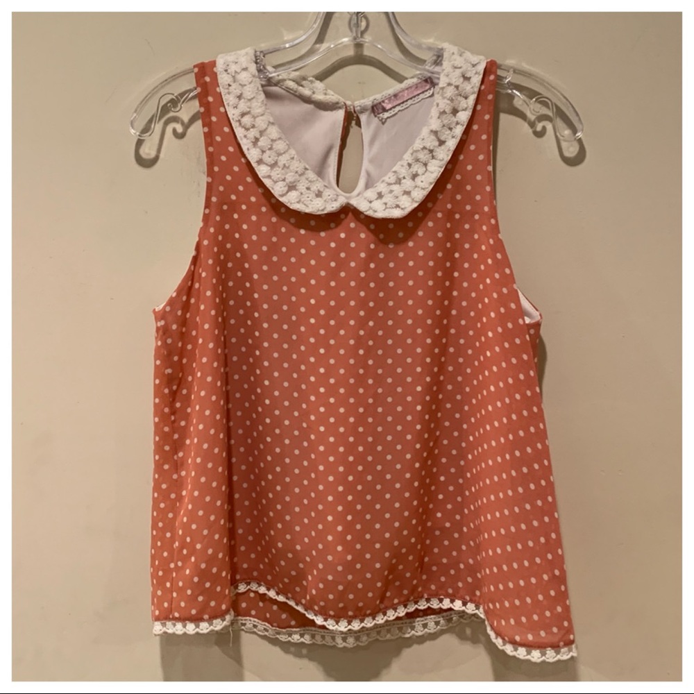 Polka dot blouse